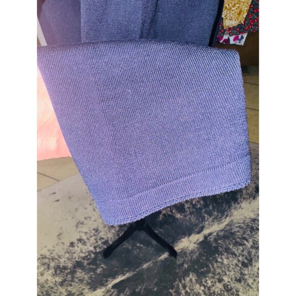 Pendleton Womens M Navy Silk Blend Button-Up Cardigan Sweater Preppy Minimalist - Picture 8 of 8